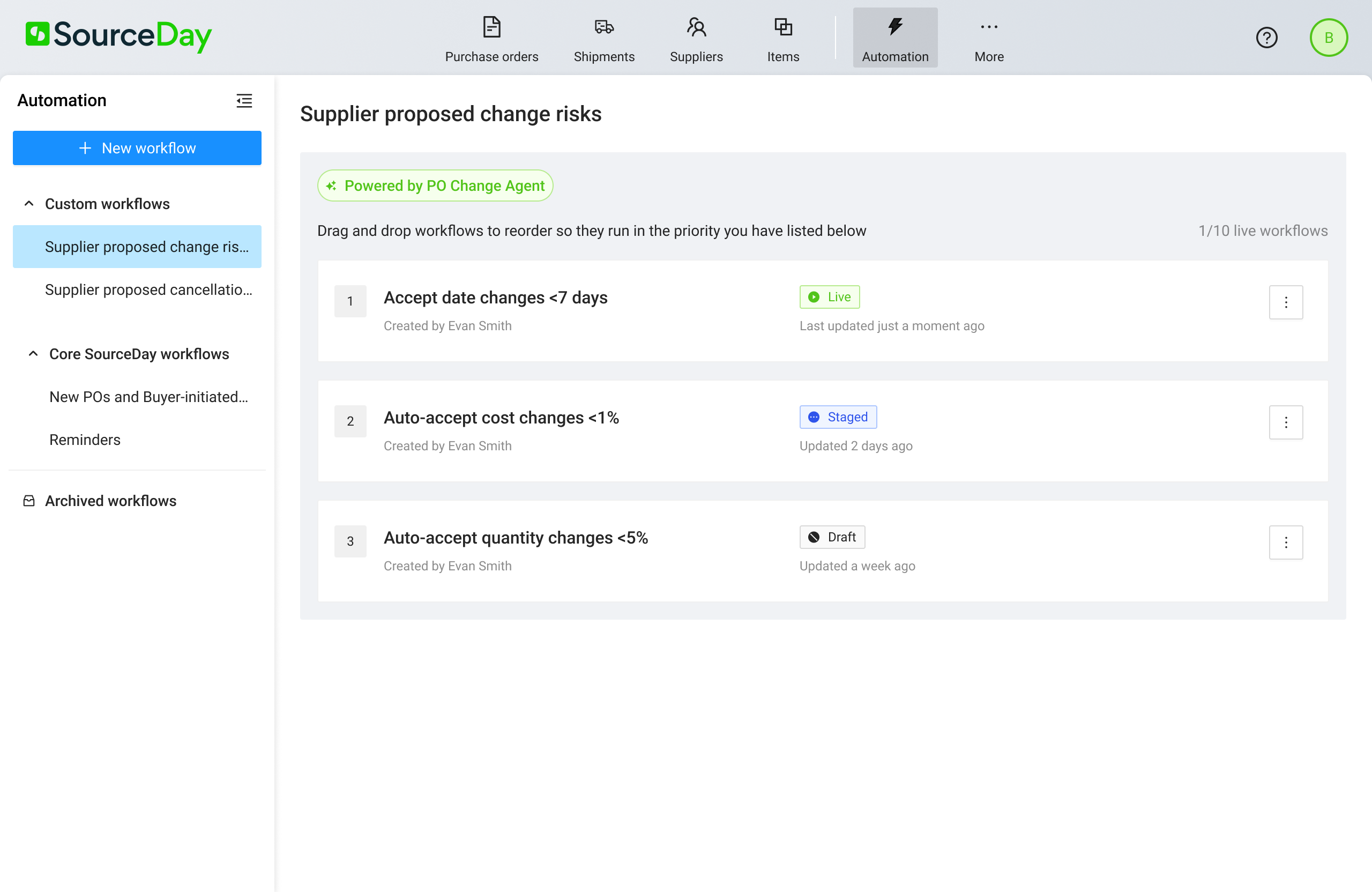 automation dashboard